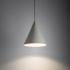 Lampa wisząca stożkowa ZENITH XS silk grey 11455 Nowodvorski Lighting